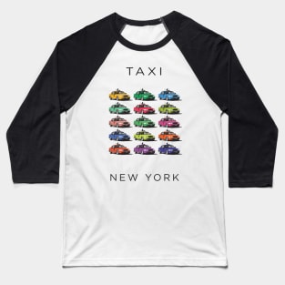 Ride All Over New New York in a Classic Yellow Taxi Baseball T-Shirt